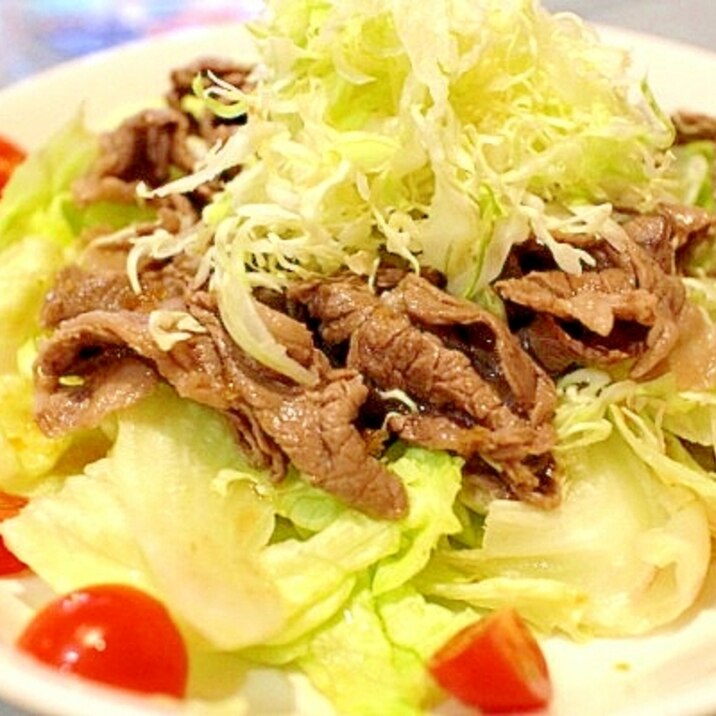 簡単 ヘルシー 牛肉のさっぱりサラダ レシピ 作り方 By Seika A 楽天レシピ
